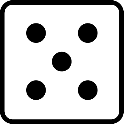 Terning 5 sort nytt design.png