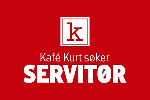 Bilde for Kafé Kurt søker servitør